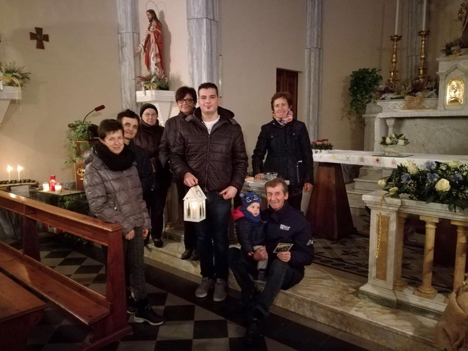 Luce di Betlemme nel Vercellese