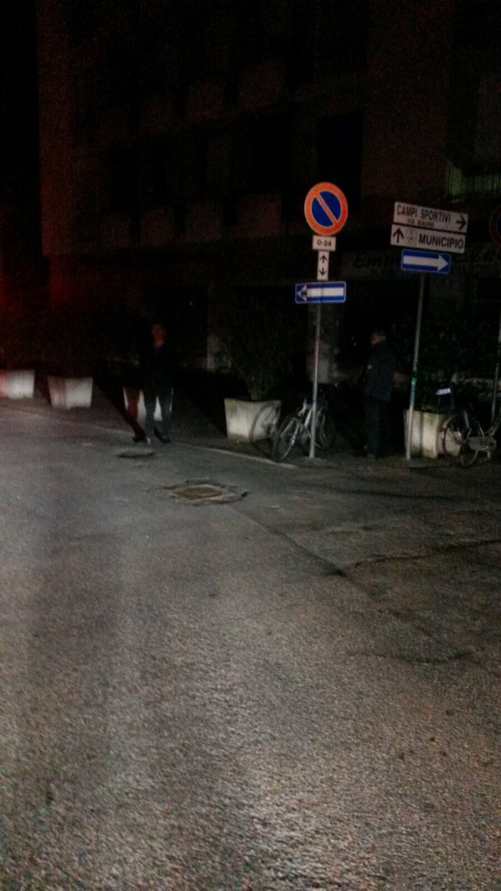 Black out Collina senza luce