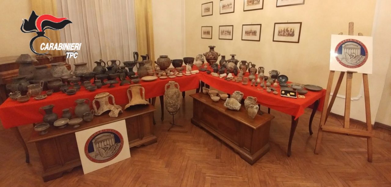 Antico tesoro confiscato dai carabinieri IL VIDEO