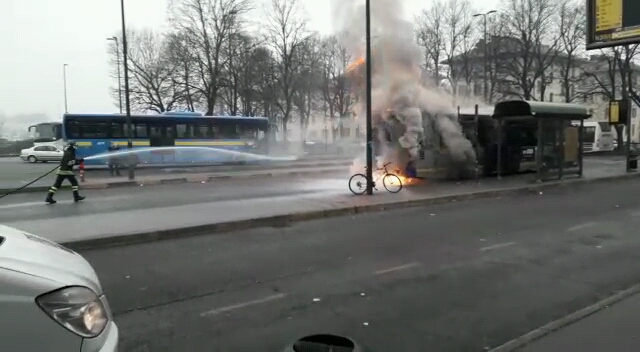 A fuoco pullman Gtt tanta paura
