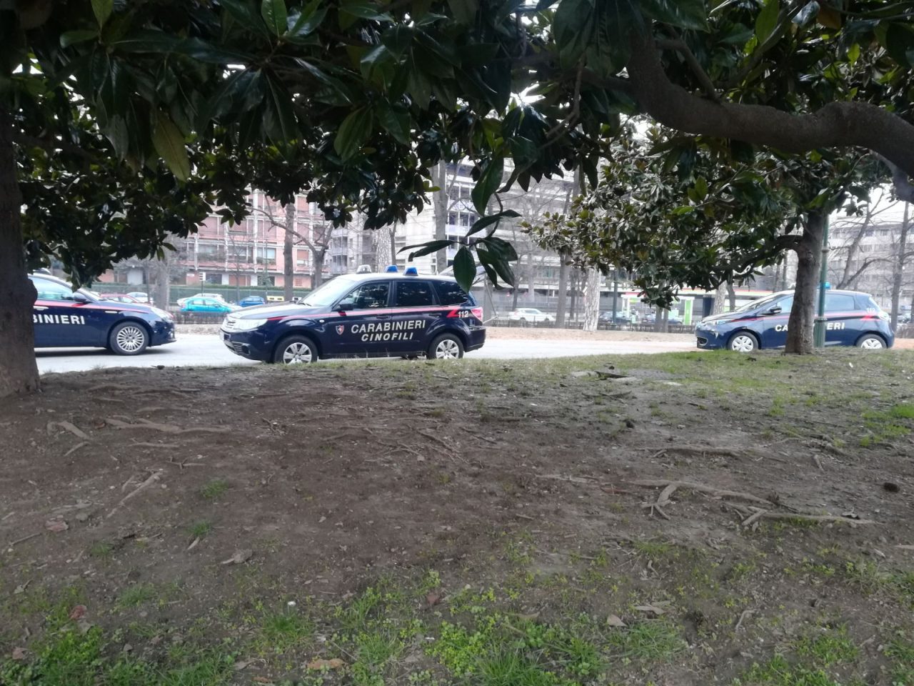 Carabinieri finti corridori
