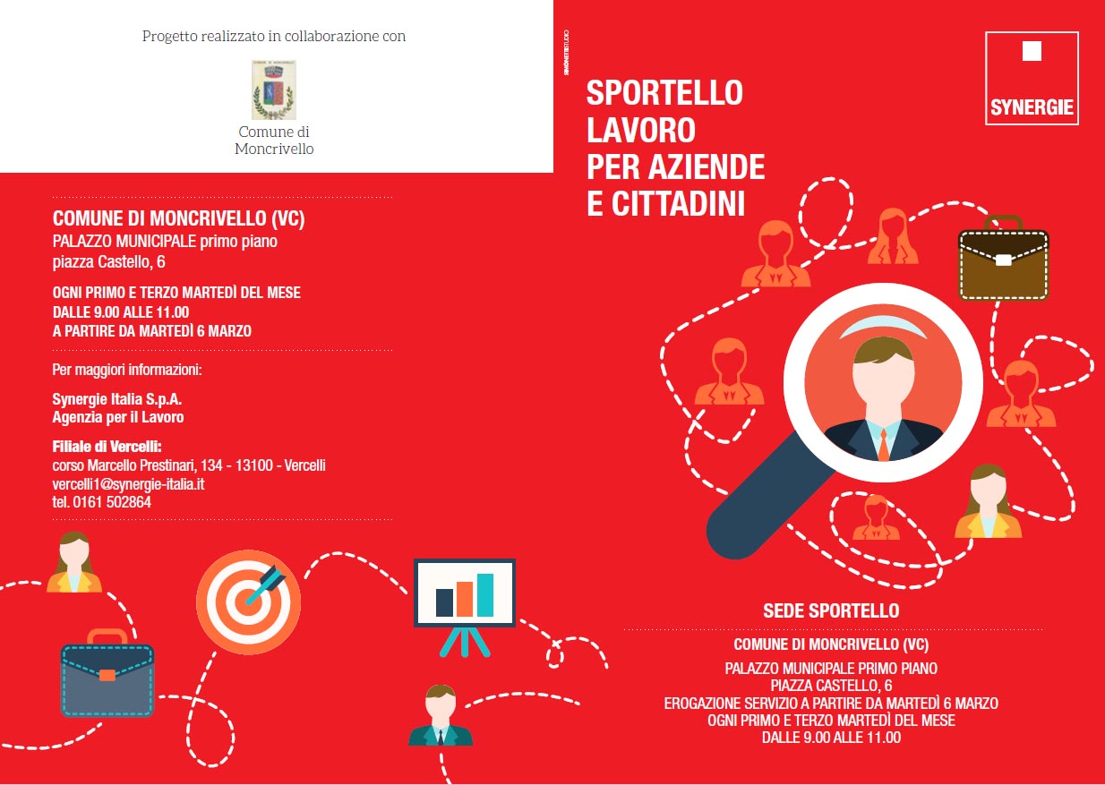 Sportello Lavoro inaugura in Comune