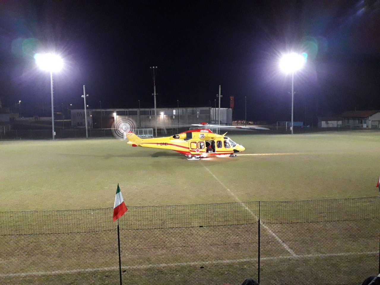 Elisoccorso 118 inaugurata nuova area per volo notturno