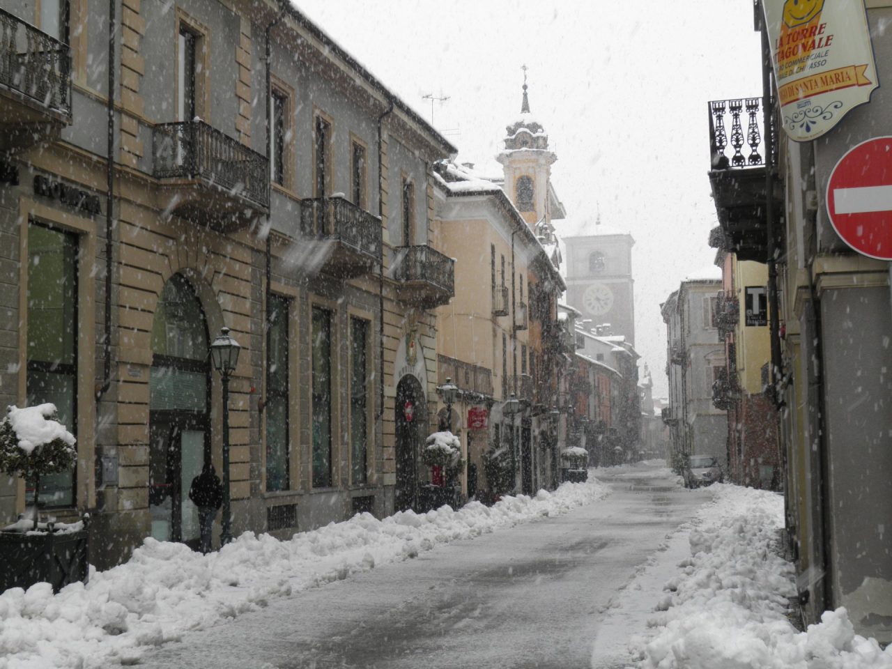 Prevista neve in città allerta gialla in Piemonte