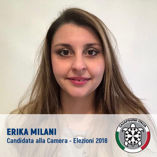 Politiche candidata chivassese CasaPound ECCO CHI E’