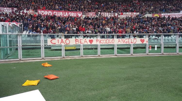 Curva Maratona ricorda Bea bimba guerriera