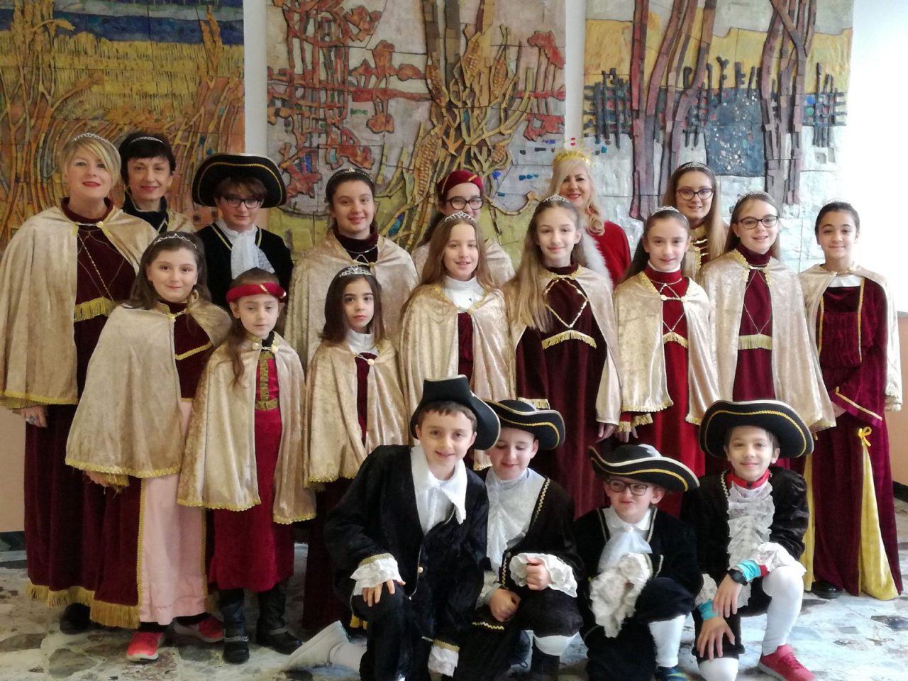 Carnevale maschere nelle scuole