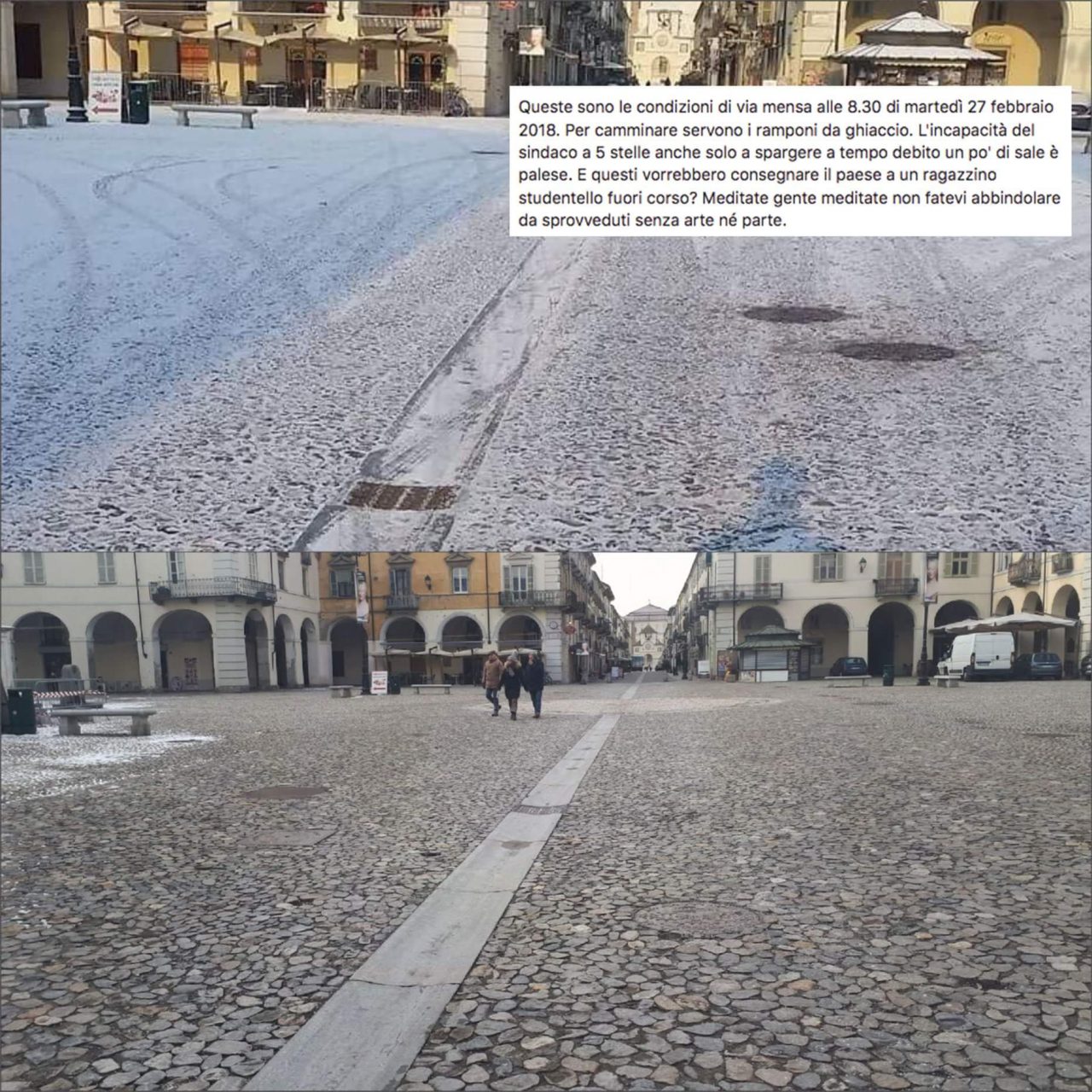 Sindaco risponde ai cittadini polemici sui social