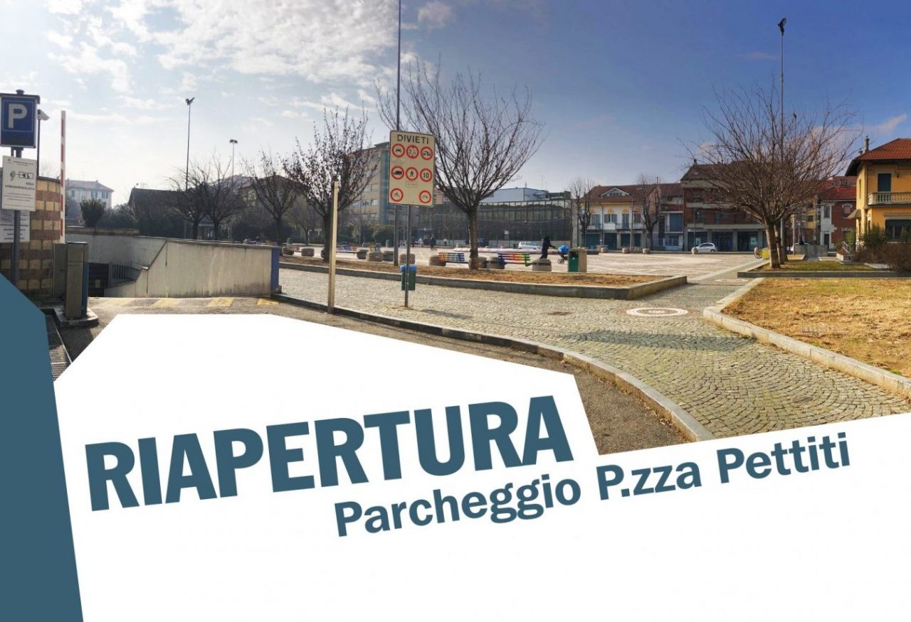 Riapre parcheggio di piazza Pettiti dopo il cantiere