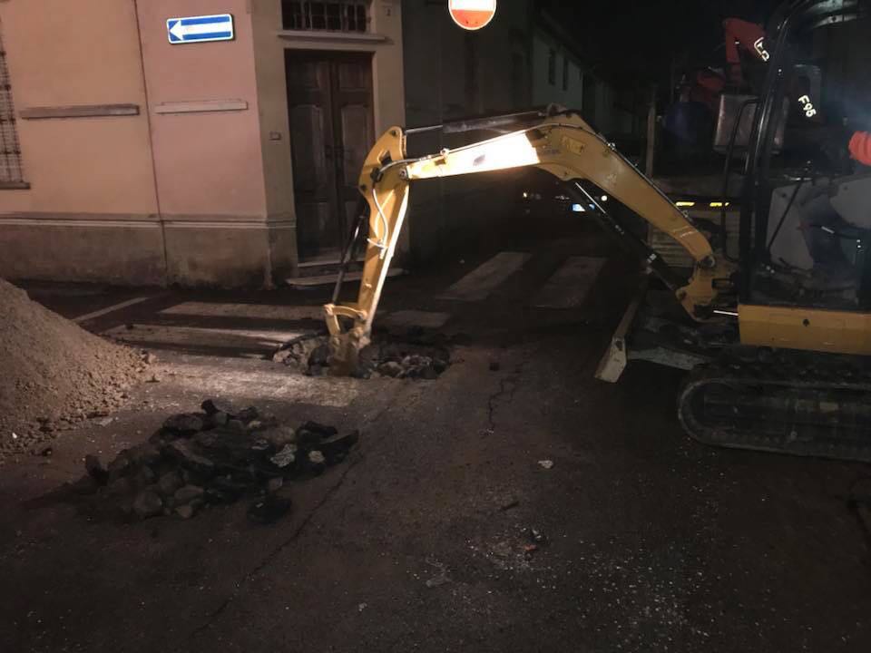 Guasto acquedotto Crescentino bloccata