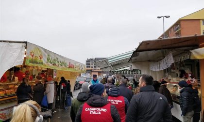 Casa Pound al mercato tra proteste e solidarietà