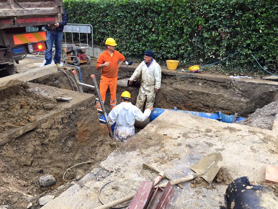 Lavori in corso niente acqua per cinque ore