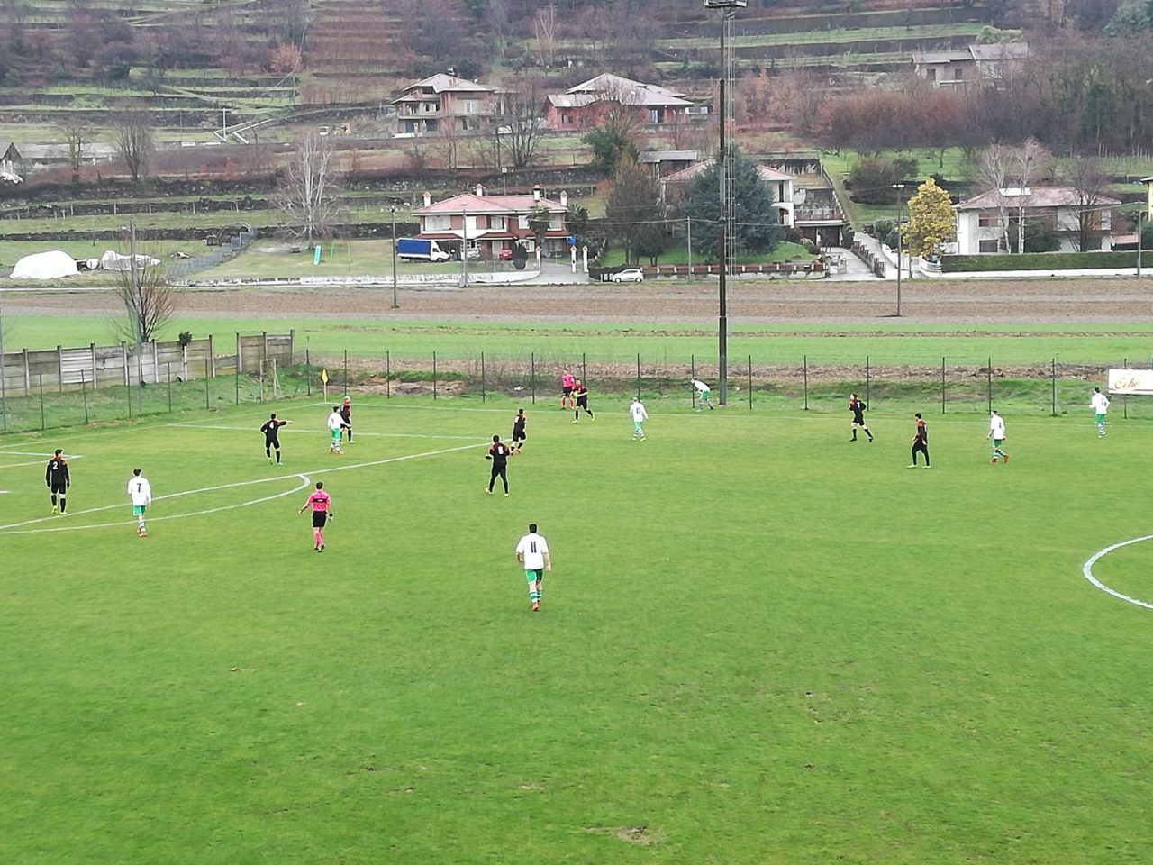 Pianese Bollengo Albiano cominciata la partita