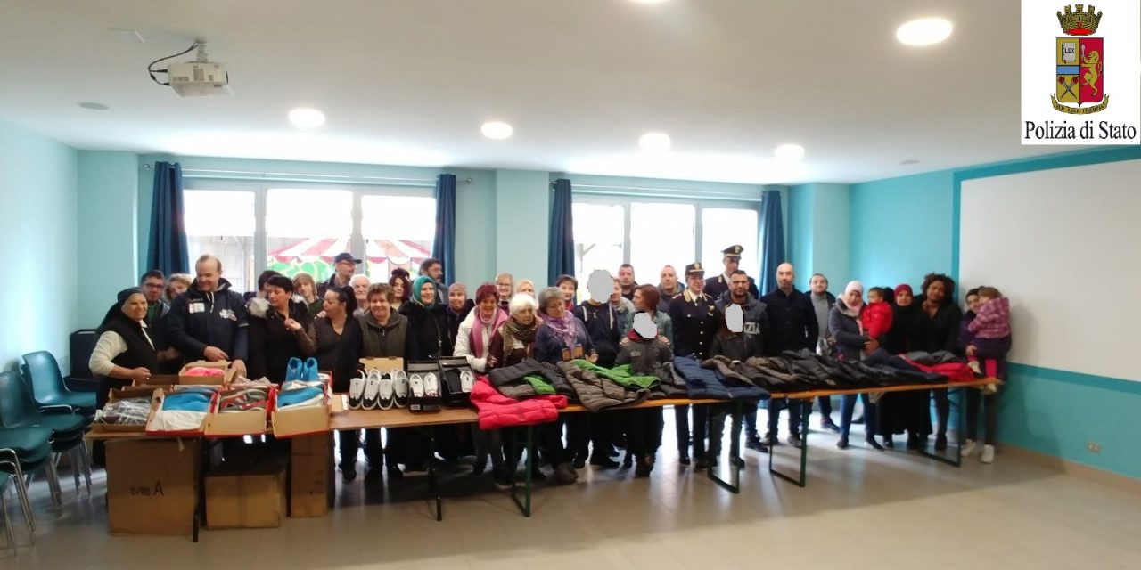 Abbigliamento contraffatto sequestrato e donato