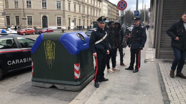 Blitz antidroga ai Giardini