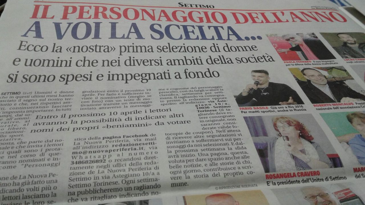 Personaggio dell’anno i primi candidati