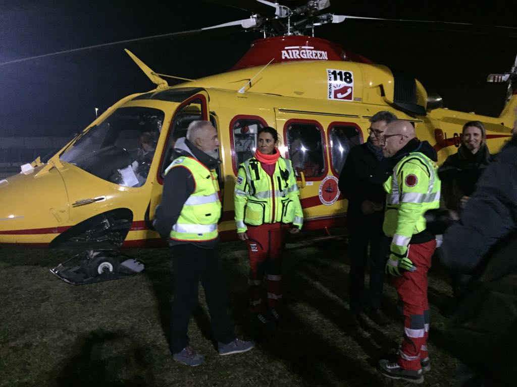 Inaugurata pista elisoccorso notturno a Chivasso