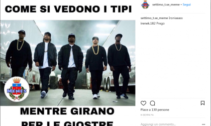 Pagina meme per ironizzare sui settimesi