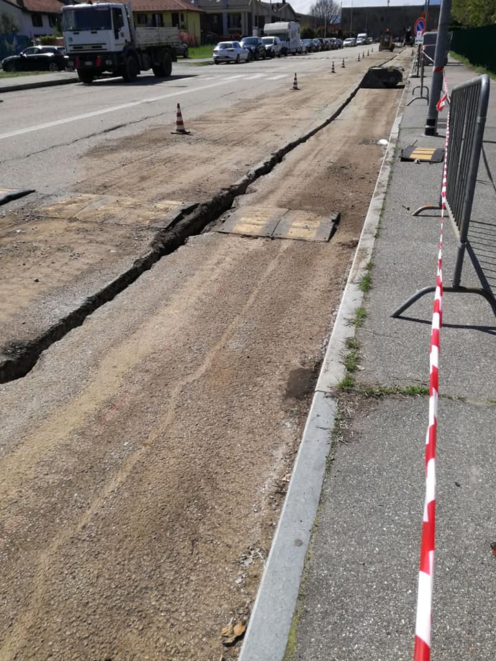 Fibra ottica cominciati i lavori