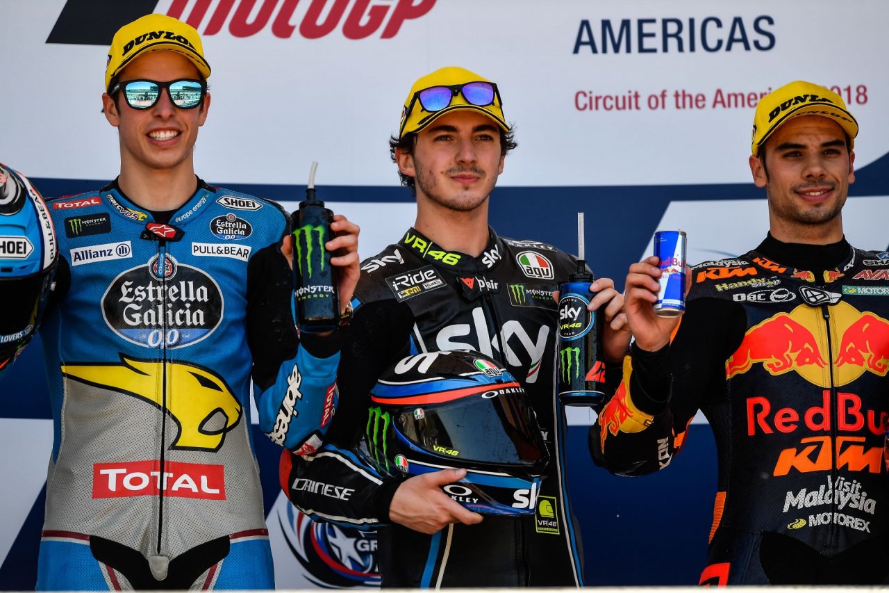 Pecco seconda vittoria, spiega a Valentino Rossi come battere l’altro Marquez