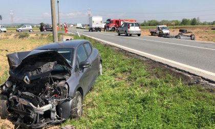 Auto ribaltata sulla statale 26 I VIDEO