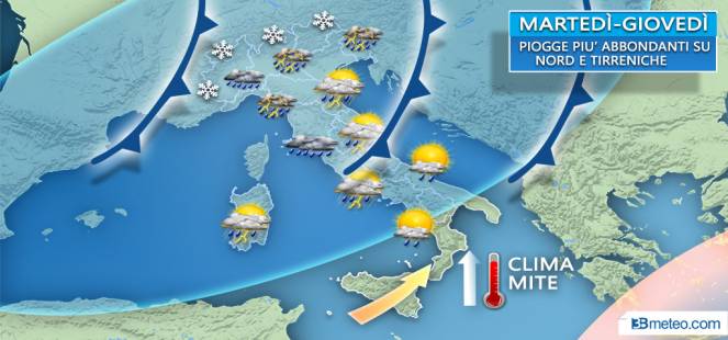 Tregua finita torna la pioggia