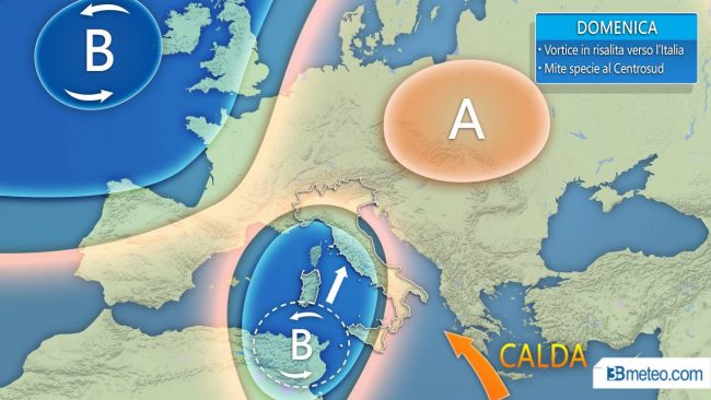Prosegue il maltempo, prevista pioggia tutto il giorno anche domani