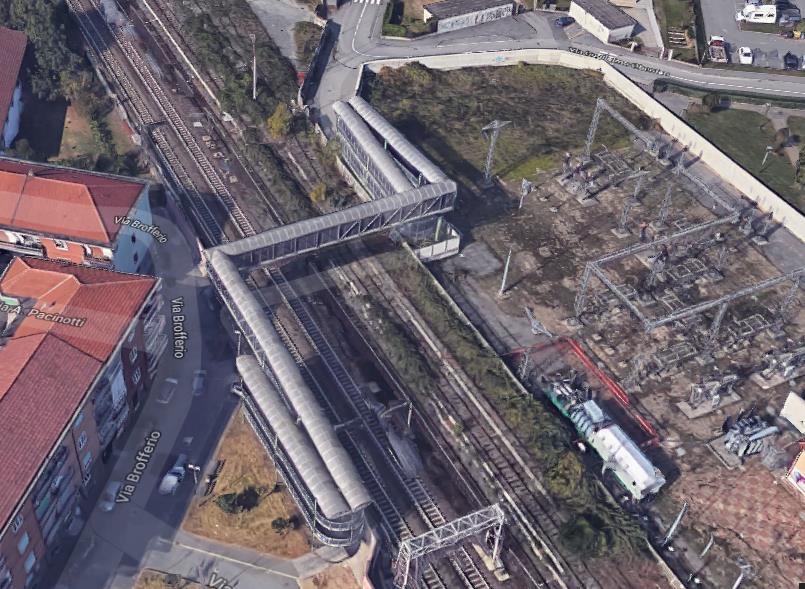 Passerella chiusa per lavori I DETTAGLI