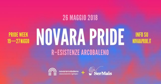 Gay Pride questo pomeriggio manifestazione a Novara
