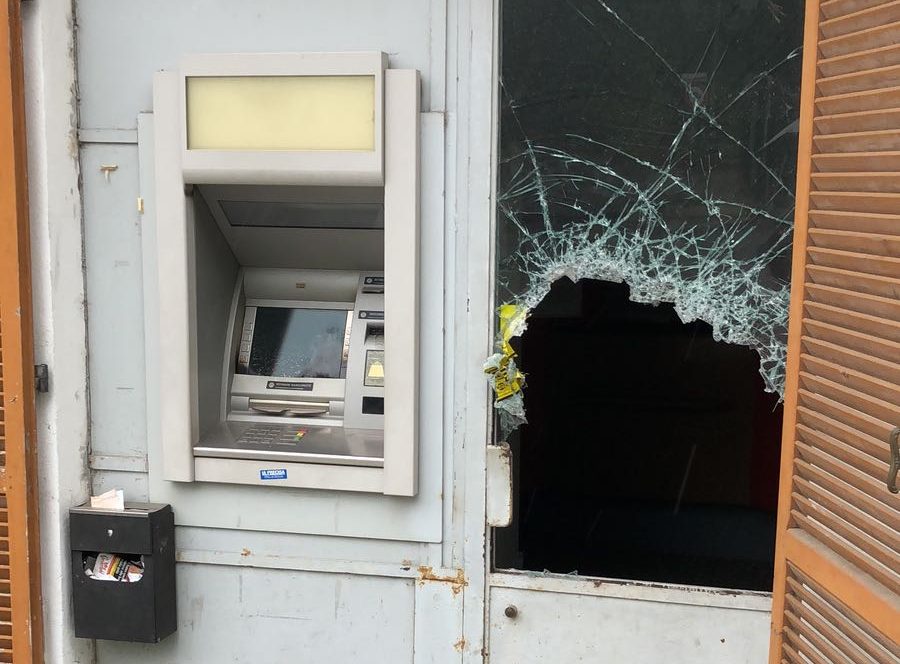 Esplosione bancomat Sella
