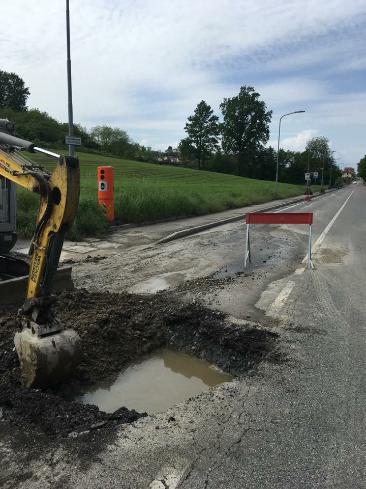 Rottura acquedotto paese senza acqua
