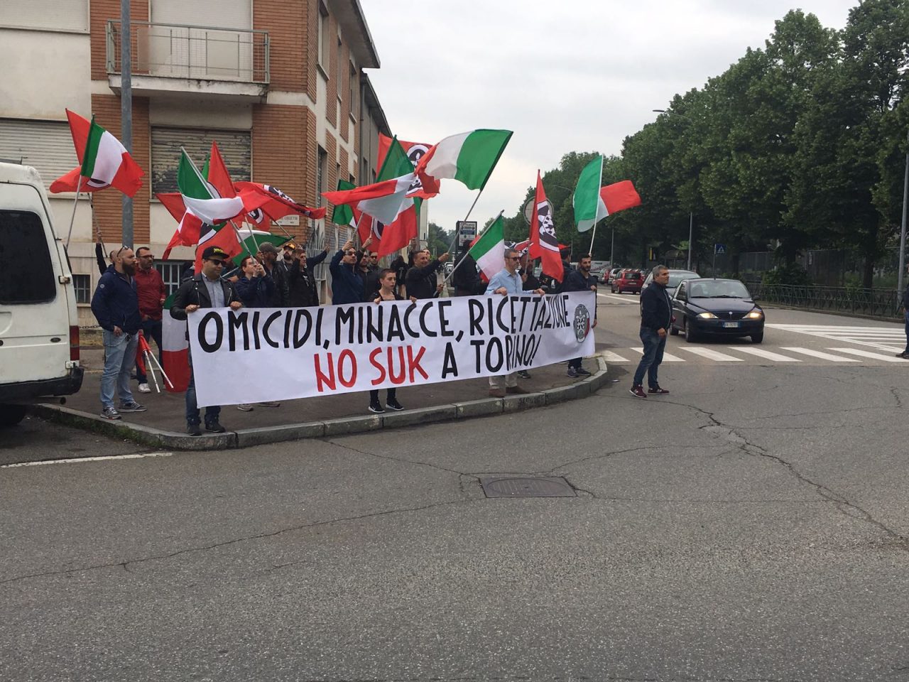 Casa Pound al mercato di libero scambio
