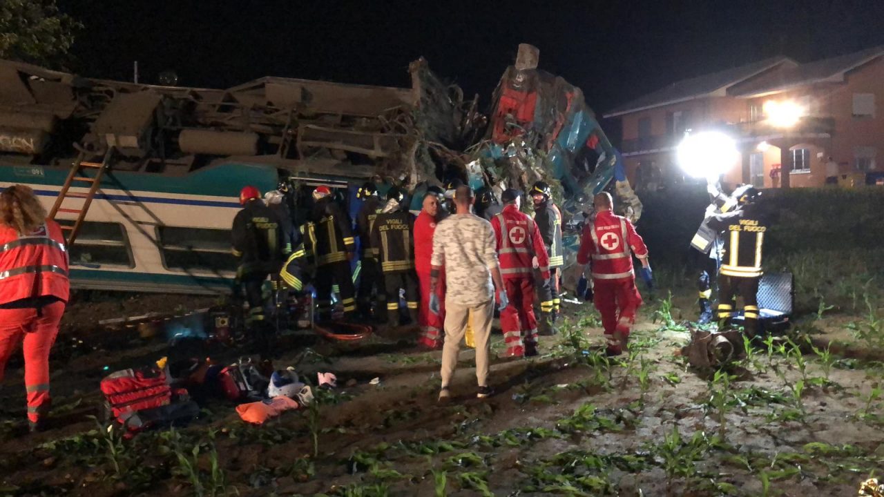 Disastro ferroviario UN MORTO E 15 FERITI
