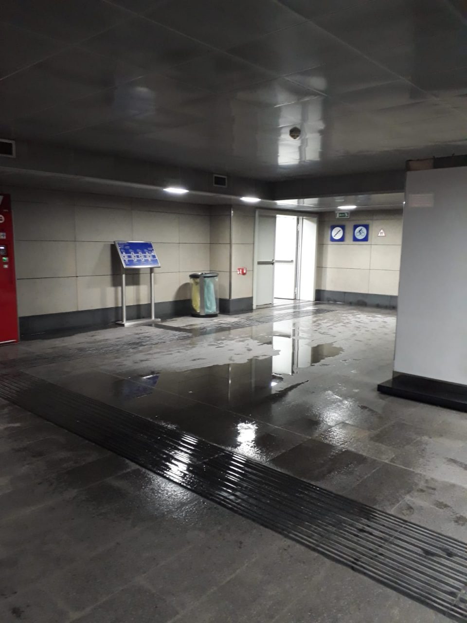 Allagata la stazione