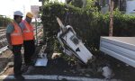 Sbarre abbattute al passaggio a livello Treni rallentati LE FOTO