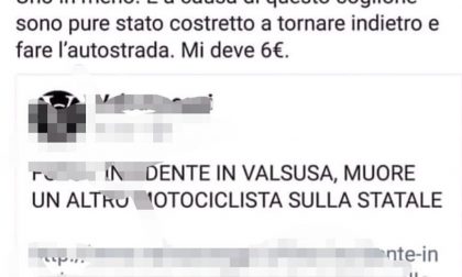 Muore motociclista | Commento shock sui social