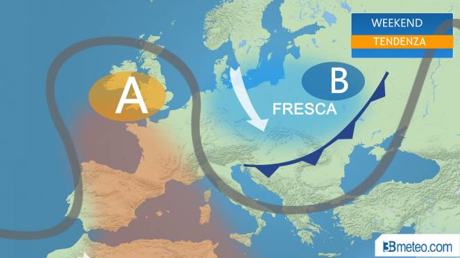 Sole e fresco nel fine settimana