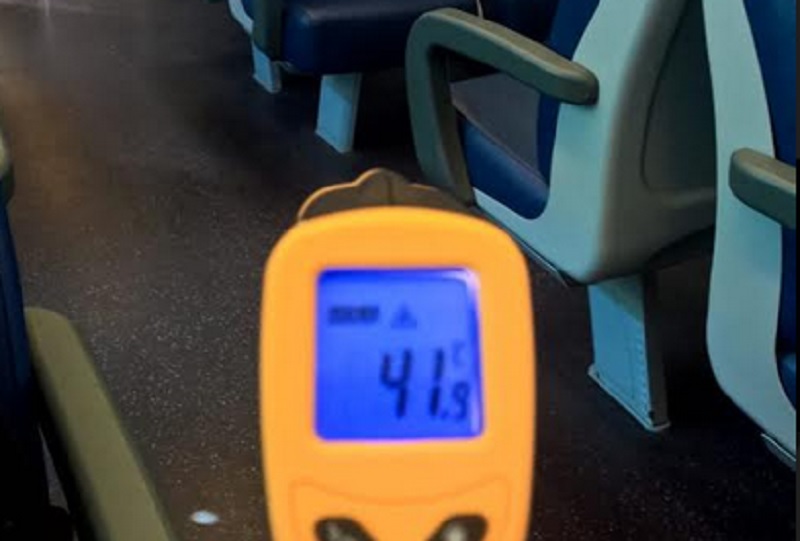 Sauna ferroviaria: 42 gradi sul treno dei pendolari