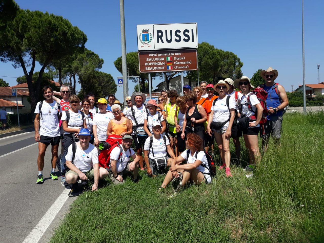 Via delle Terre d’Acqua l’arrivo a Russi