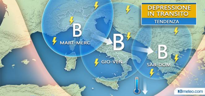 Allerta gialla Piemonte temporali dal pomeriggio