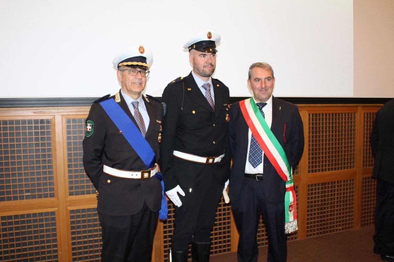 Vigili premiati per un arresto del 2017