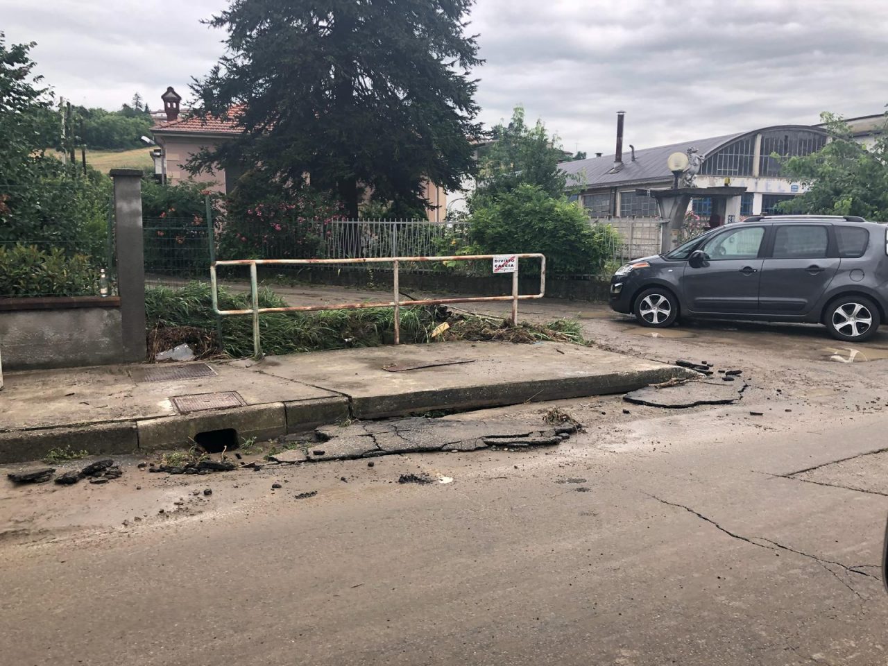 Bomba d’acqua sulla Val Cerrina: danni enormi FOTO E VIDEO