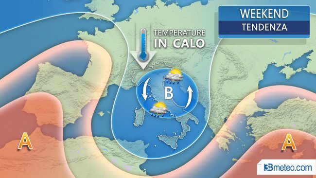Arriva l’autunno: nel weekend calo delle temperature e pioggia