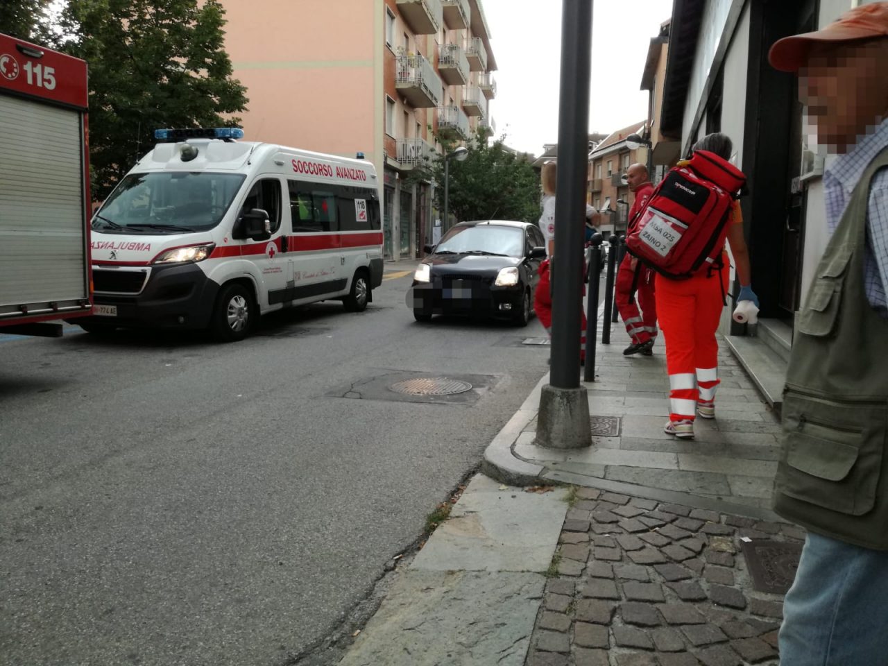 Donna ferita per la fiammata del boiler