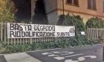 Hotel dei disperati: dopo lo sgombero lo striscione di Casa Pound