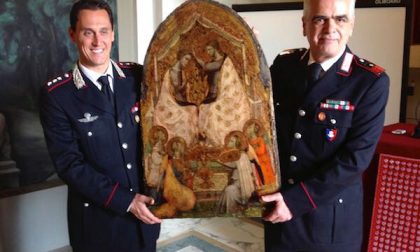 Bassorilievo rubato ritrovato nella casa di un collezionista