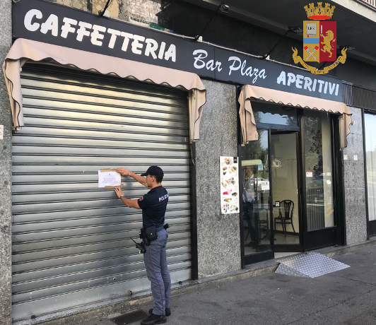 Chiusi sette bar dalla Questura