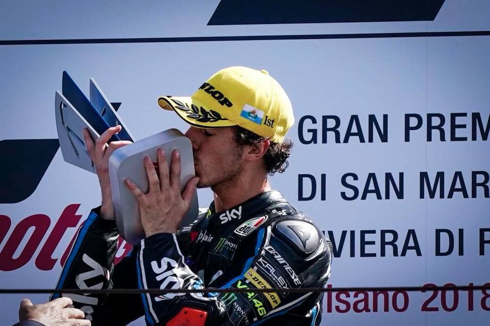 Moto2 Misano: grande vittoria di Pecco