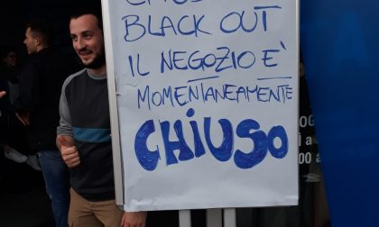 Blackout in corso: negozi in tilt a Settimo Cielo