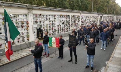 Casapound Torino commemora i morti della RSI al cimitero monumentale